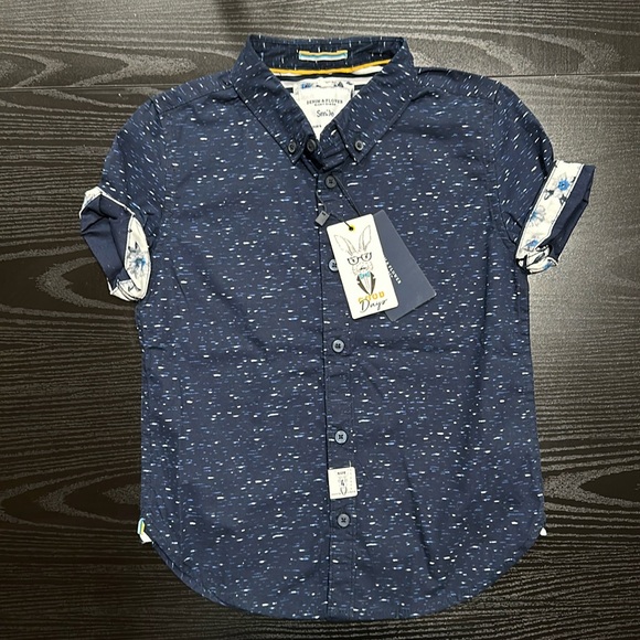 Denim & Flower Other - NWT Boys Denim & Flower Polo Button Up